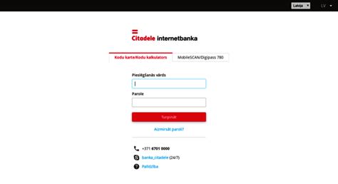 citadele internetbanka kontakti.